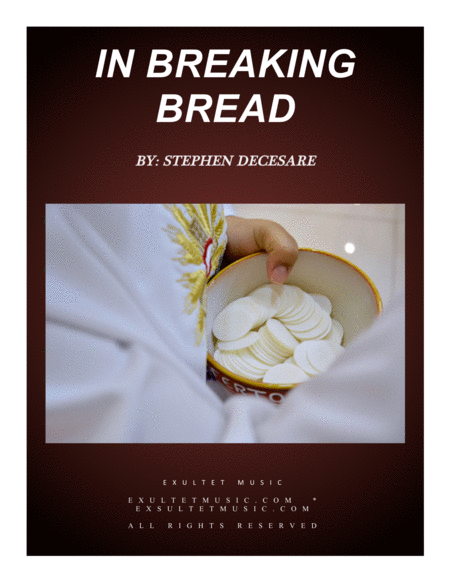 Free Sheet Music In Breaking Bread