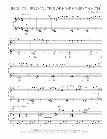 Free Sheet Music In Dulci Jubilo Angels We Have Heard On High From Winterludes
