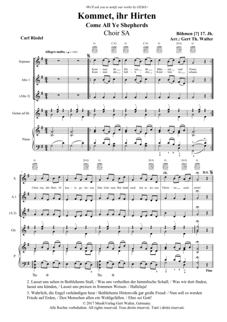 In Our Midst String Orchestra Piano Accompaniment For Voice Choir Alto Sax Sheet Music