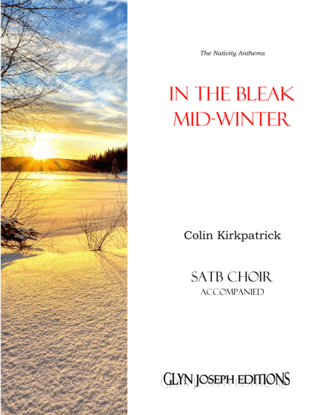 Free Sheet Music In The Bleak Mid Winter Satb Accompanied