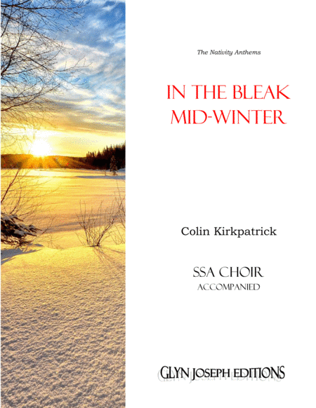 In The Bleak Mid Winter Ssa Accompanied Sheet Music