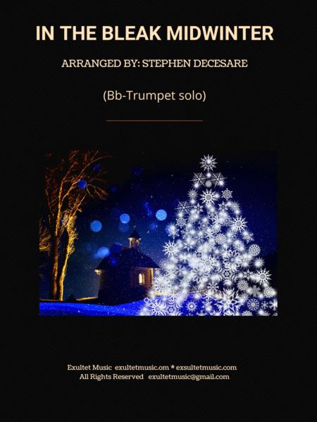 Free Sheet Music In The Bleak Midwinter Bb Trumpet Solo And Piano