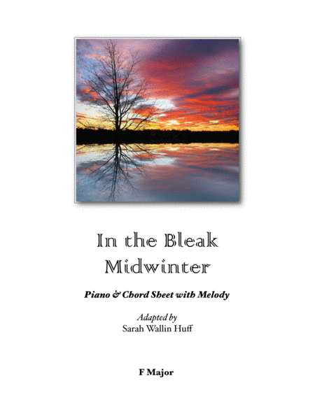 In The Bleak Midwinter F Major Sheet Music