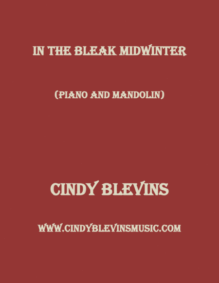 Free Sheet Music In The Bleak Midwinter For Piano And Mandolin