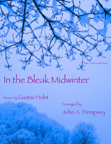 In The Bleak Midwinter Trio For Flute Violin And Piano Sheet Music