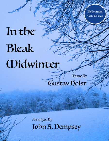 In The Bleak Midwinter Trio For Trumpet Cello And Piano Sheet Music