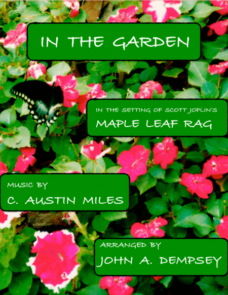 Free Sheet Music In The Garden Maple Leaf Rag Trio For Two Violins And Piano