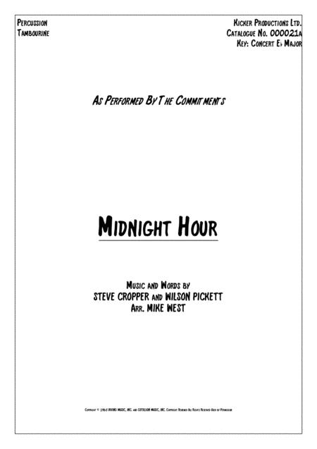 Free Sheet Music In The Midnight Hour Percussion