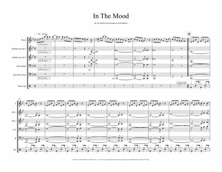 Free Sheet Music In The Mood For Steel Band