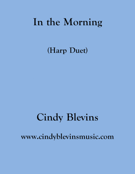 Free Sheet Music In The Morning Arranged For Harp Duet