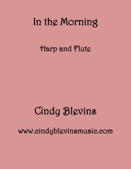 In The Morning For Harp And Flute From My Book Gentility For Harp And Flute Sheet Music