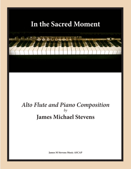 In The Sacred Moment Alto Flute Piano Sheet Music