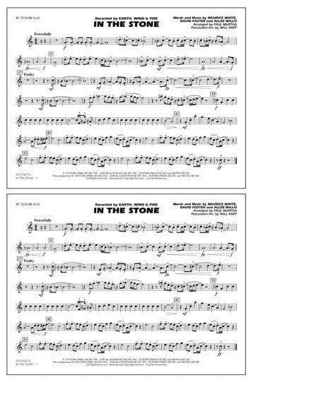 In The Stone Arr Paul Murtha Bb Tenor Sax Sheet Music