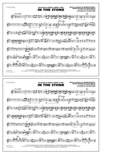 In The Stone Arr Paul Murtha Eb Alto Sax Sheet Music