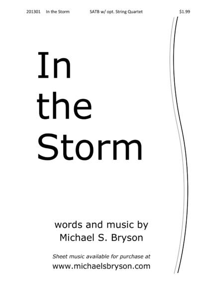 Free Sheet Music In The Storm