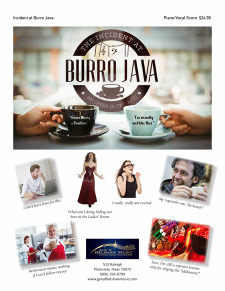 Incident At Burro Java Sheet Music