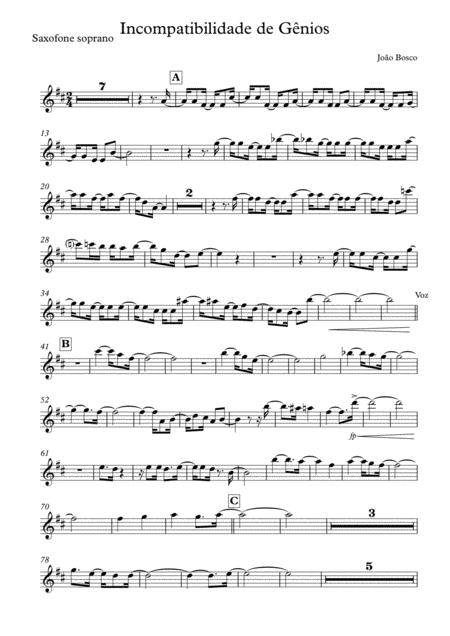 Incompatibilidade De Genios Sheet Music