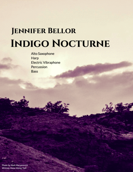 Free Sheet Music Indigo Nocturne 2019 Score