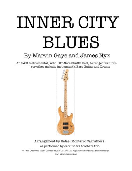 Inner City Blues Make Me Wanna Holler Sheet Music