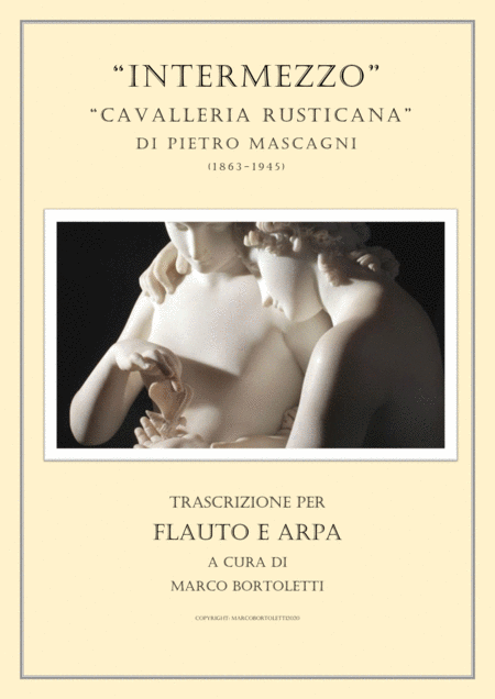 Intermezzo Da Cavalleria Rusticana Trascription For Flute And Harp Sheet Music