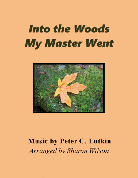 Free Sheet Music Into The Woods My Master Went Piano Solo