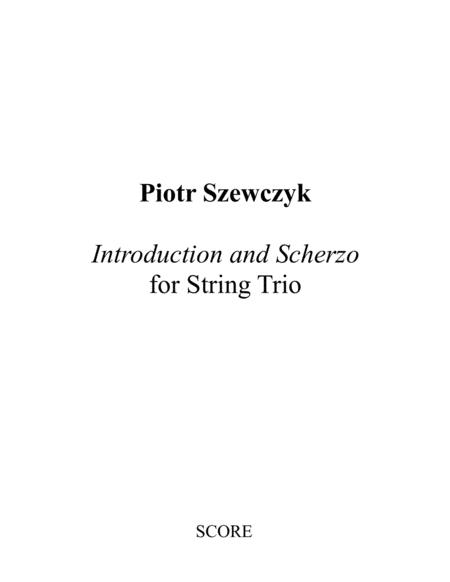 Free Sheet Music Introduction And Scherzo For String Trio