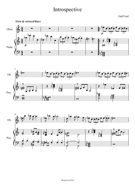 Introspective Sheet Music