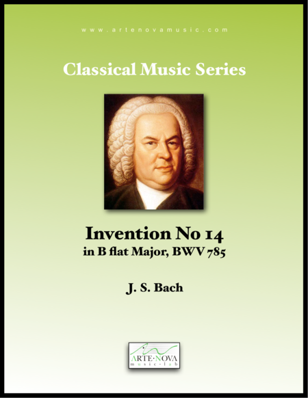 Free Sheet Music Invention No 14 In B Flat Major Bwv 785