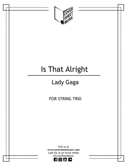 Is That Alright String Trio Sheet Music