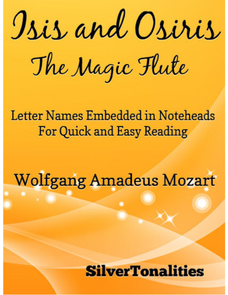 Isis And Osiris The Magic Flute Easy Piano Sheet Music Sheet Music