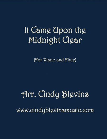 Free Sheet Music It Came Upon The Midnight Clear Arranged For Piano And Flute
