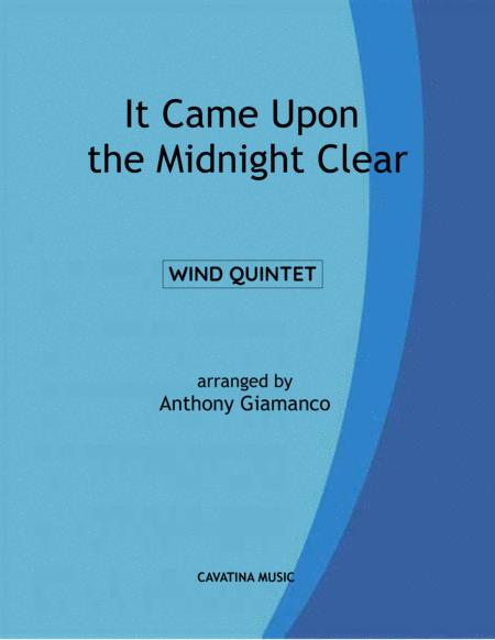 It Came Upon The Midnight Clear Wind Quintet Sheet Music