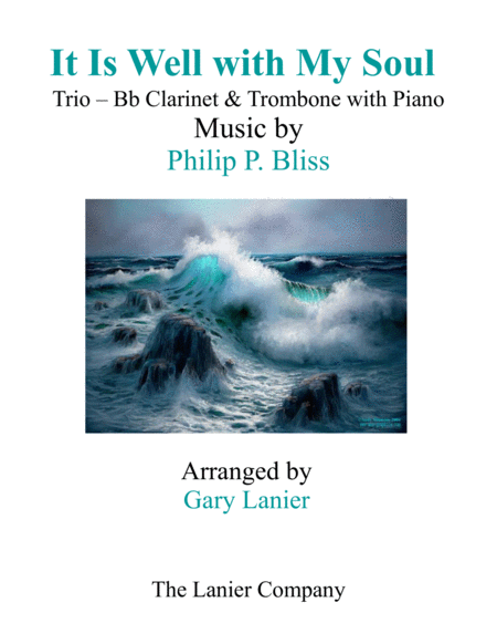 It Is Well With My Soul Trio Bb Clarinet Trombone With Piano Instrumental Parts Included Sheet Music