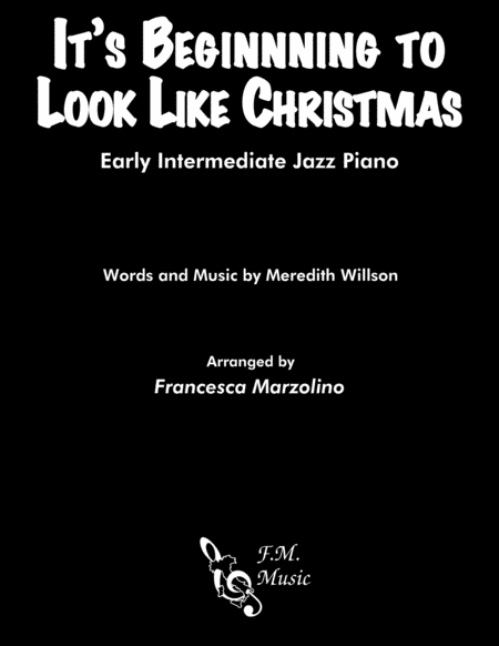 Its Beginning To Look Like Christmas Early Intermediate Jazz Piano Sheet Music