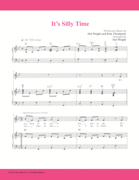 Its Silly Time Sheet Music