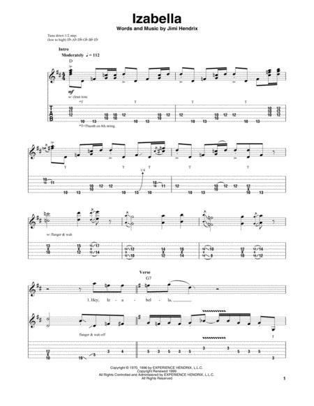 Izabella Sheet Music