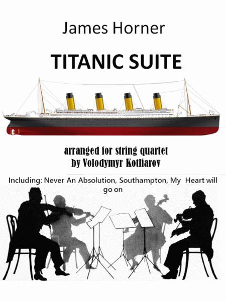 James Horner Titanic Suite For String Quartet Incl My Heart Will Go On Sheet Music