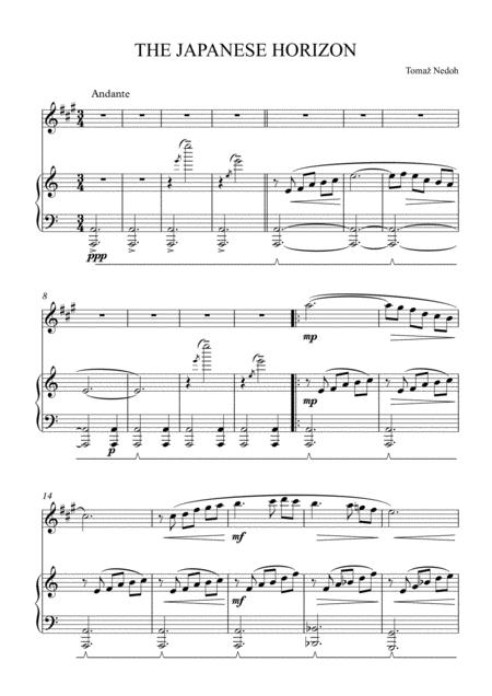 Free Sheet Music Japanese Horizon