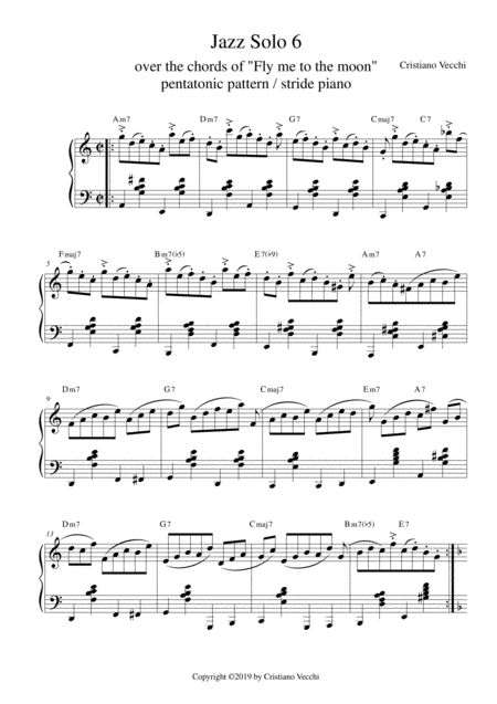 Jazz Solo 6 Sheet Music