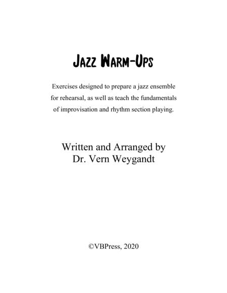 Free Sheet Music Jazz Warm Ups For Jazz Ensemble Or Combo