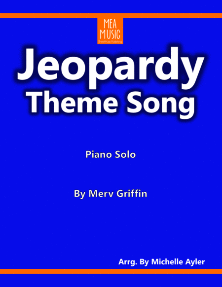 Free Sheet Music Jeopardy Theme Song