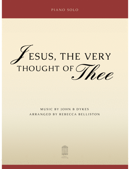 Jesus The Very Thought Of Thee Piano Solo Sheet Music