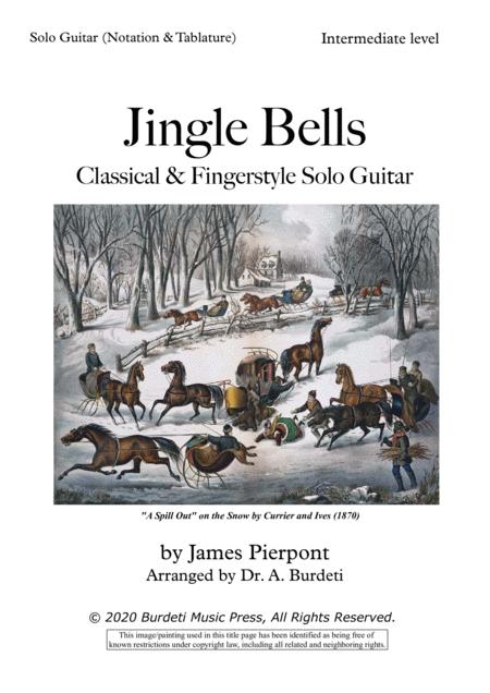 Free Sheet Music Jingle Bells Fingerstyle Solo Guitar