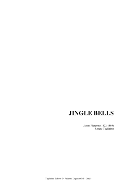 Free Sheet Music Jingle Bells For String Quartet With Parts