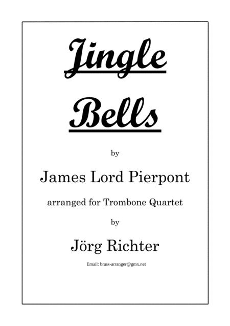 Free Sheet Music Jingle Bells For Trombone Quartet