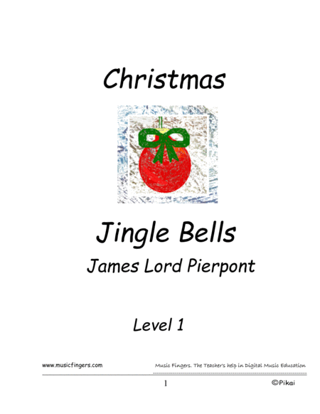 Free Sheet Music Jingle Bells Lev 1