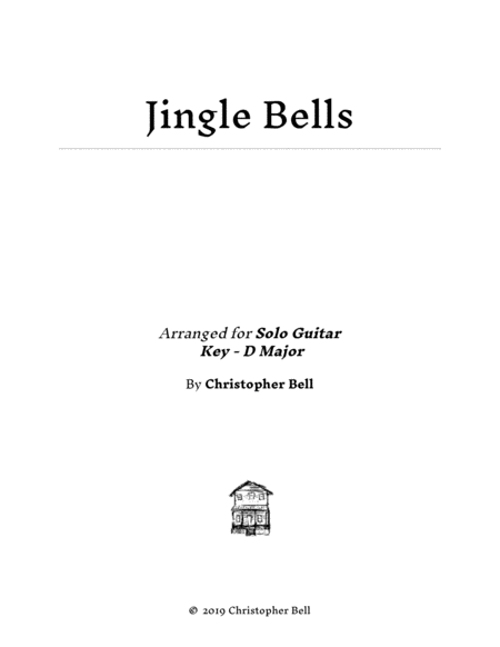 Jingle Bells Solo Guitar Level 2 Sheet Music