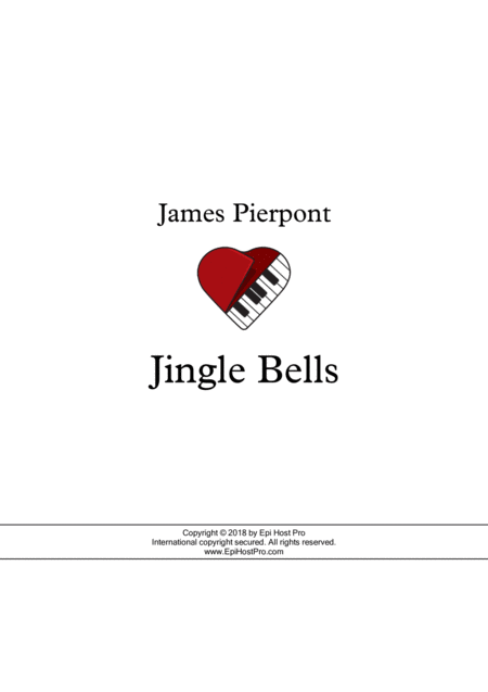 Free Sheet Music Jingle Bells The One Horse Open Sleigh Grade 4