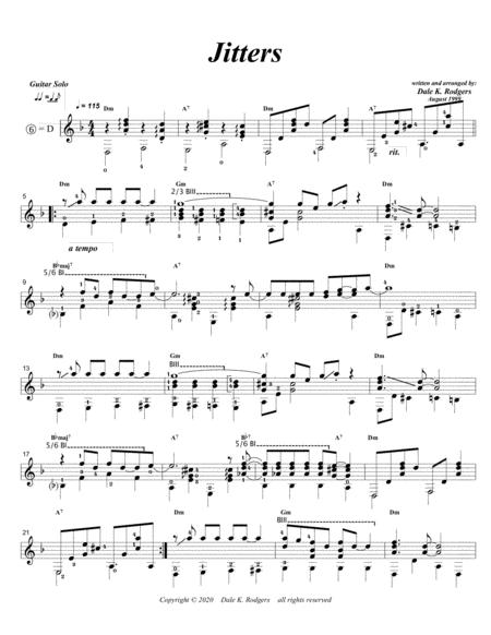 Free Sheet Music Jitters