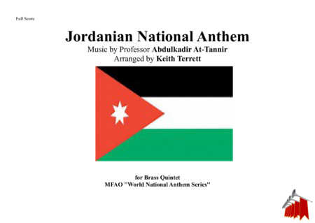 Free Sheet Music Jordanian National Anthem As Salam Al Malaki Al Urduni For Brass Quintet